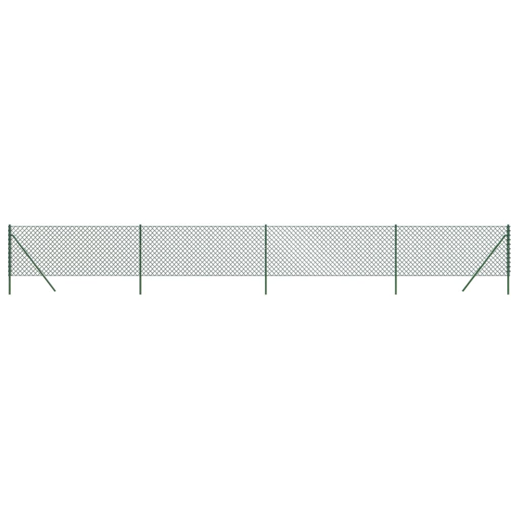 vidaXL Cerca de alambre verde 1,1x10 m