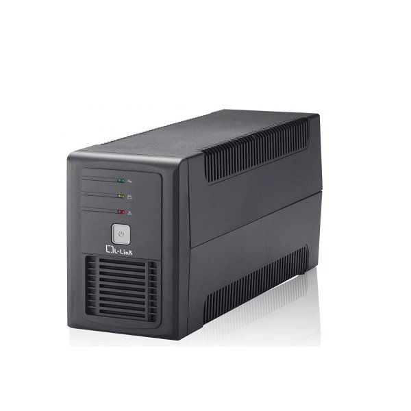 L-Link - SAI UPS Línea Interactiva 700VA 360W LL-5707 con regulación electrónica de tres etapas, protección contra sobretensión y picos hasta 175 J para equipos informáticos