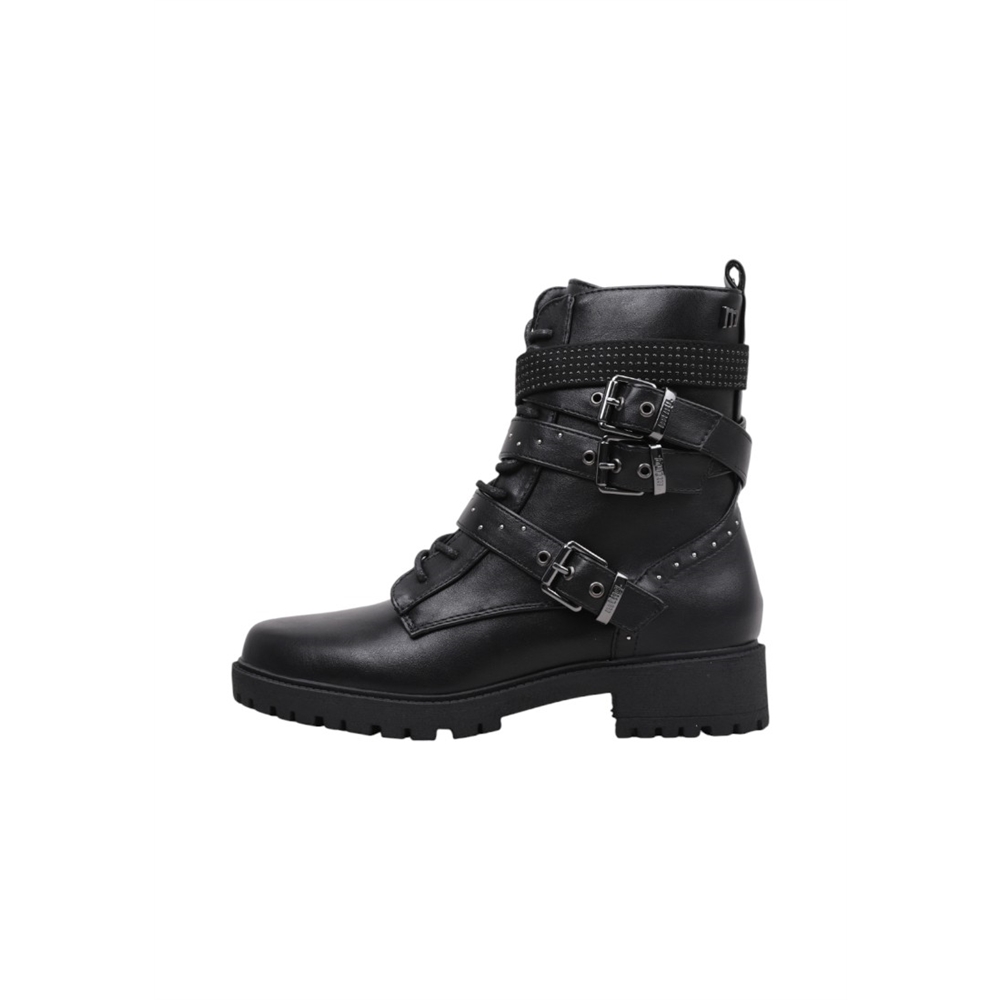 MTNG 54770 Botas Planas Mujer Negro