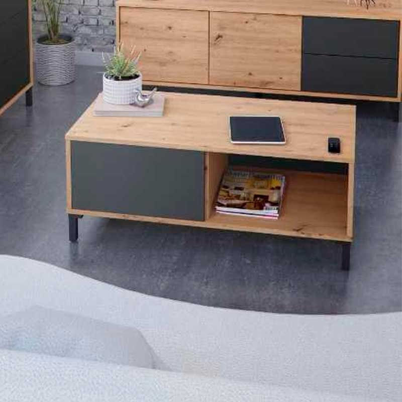 Mesa de centro Urban Plus rectangular 2 módulos 40x100x50 cm