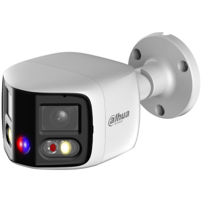 (dh-ipc-pfw3849sp-a180-e2-as-pv-0280b) Dahua Cámara Ip Bullet Panorámica Tioc Duo Wdr Wizsense 2x4mp Led Ir & Luz Cálida Ip67 Al