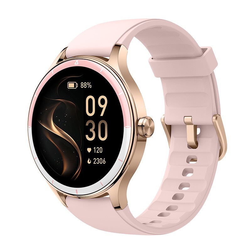 Reloj inteligente para mujer, compatible con teléfonos Android e iOS, con función de responder y hacer llamadas, monitor de actividad física, monitor de ritmo cardíaco y sueño, 100 actividades deportivas, resistente al agua IP68