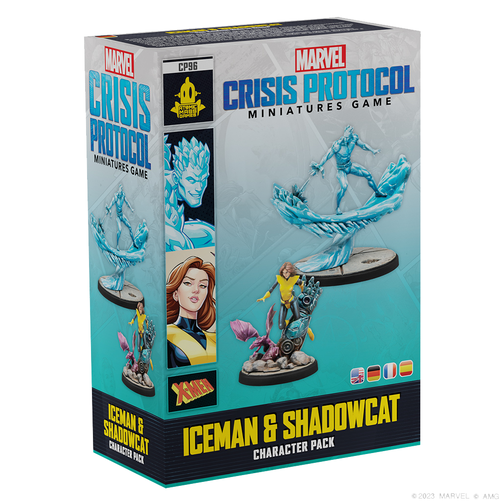 Asmodee - Juego de mesa Marvel Crisis Protocol: Iceman & Shadowcat