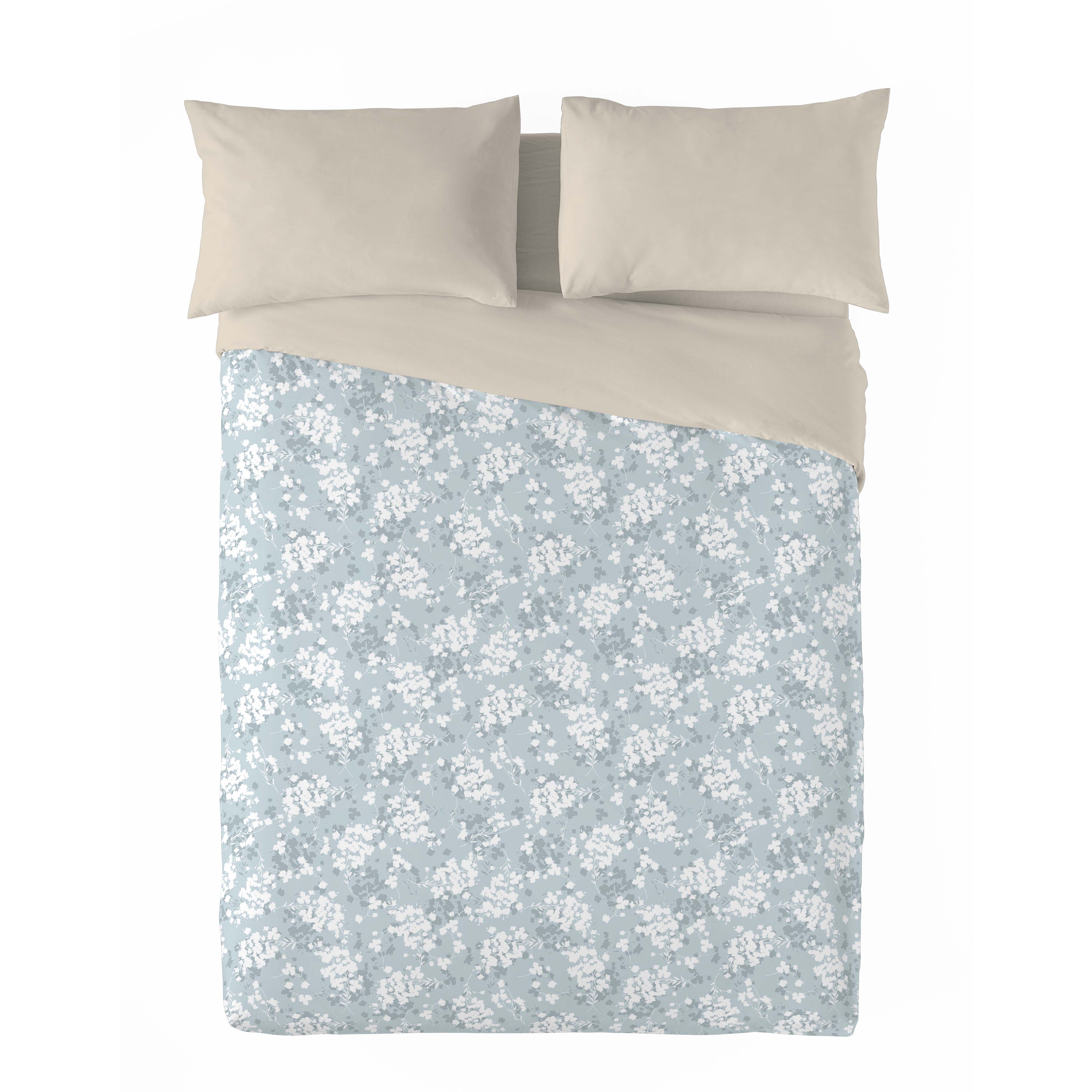 SANDAL - Funda Nórdica Estampada - Algodón Extrasuave - Incluye 1 o 2 Fundas de Almohada - 8 Modelos diferentes - Modelos Florales - Cama 90/135/150/180 cm