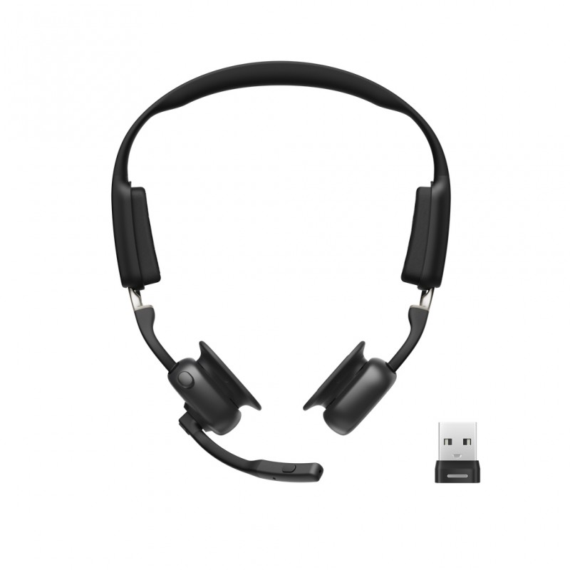 SHOKZ - C610-AA-BK auricular y casco Auriculares Inalámbrico gancho de oreja Oficina/Centro de llamadas USB tipo A Bluetooth Neg C610-AA-BK