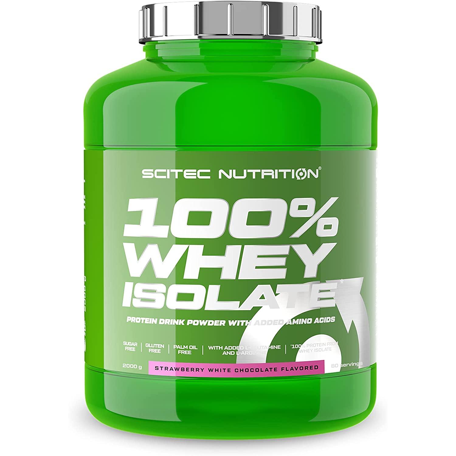 Scitec Nutrition - 100% Whey Isolate 2kg Scitec Nutrition Proteina Isolada
