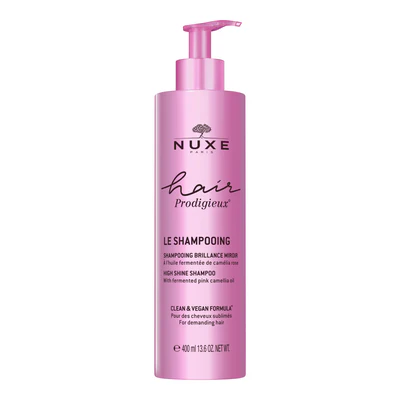 Nuxe Hair Prodigieux Champú Brillo Sublime 400ml Con Aceite Fermentado de Camelia Rosa