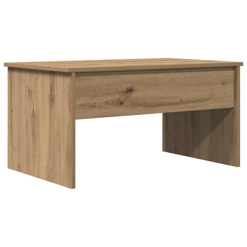 vidaXL Mesa de centro madera ingeniería 80x50,5x41,5 cm en color Roble artisan/Madera antigua | estructura resistente ideal para salón dormitorio o estudio