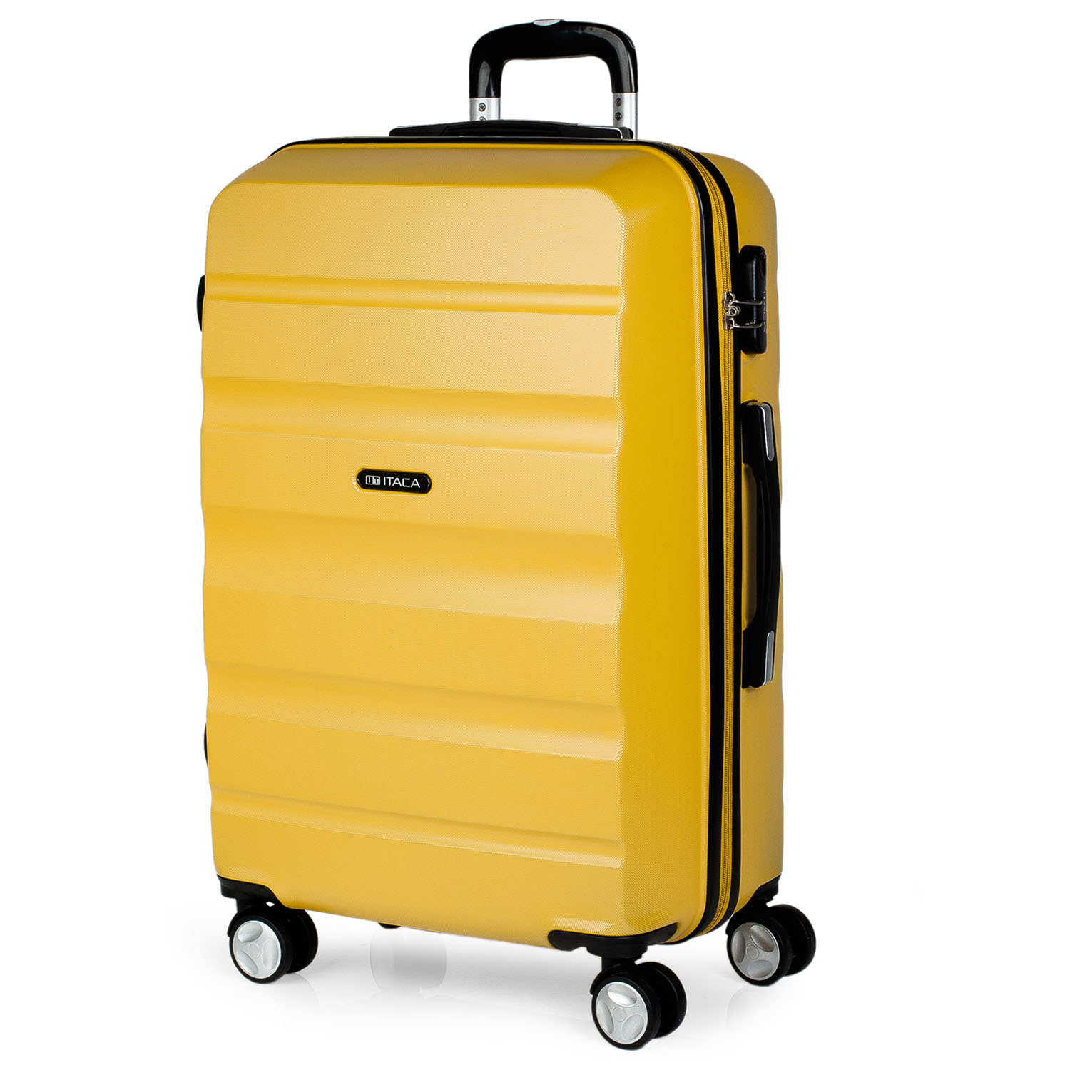Itaca - Maletas De Viaje Medianas - Maleta Mediana 4 Ruedas - Maletas Medianas De Material ABS. Maletas Viaje Ligeras - Maleta De Viaje 20Kg,65Cm Maleta Viaje Rígida Candado De Combinacion T71660