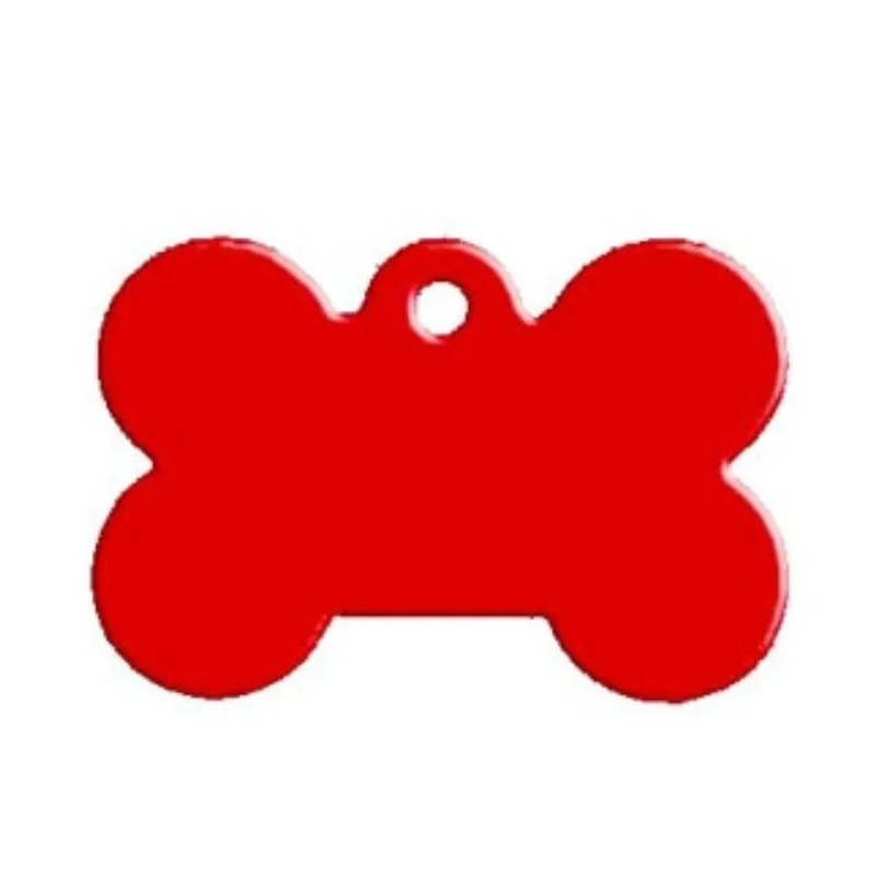Chapa Identificación Personalizada para Perros y Gatos en Forma de Hueso