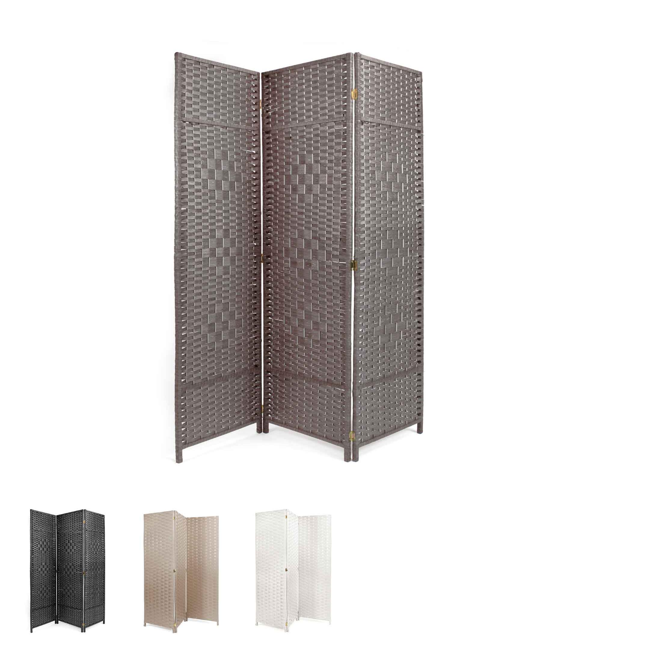 The Secret Home - Biombo Plegable 3 Paneles - 180 cm x 135 cm - Separador  de Ambientes - Decoración Ideal para Salón, Dormitorio