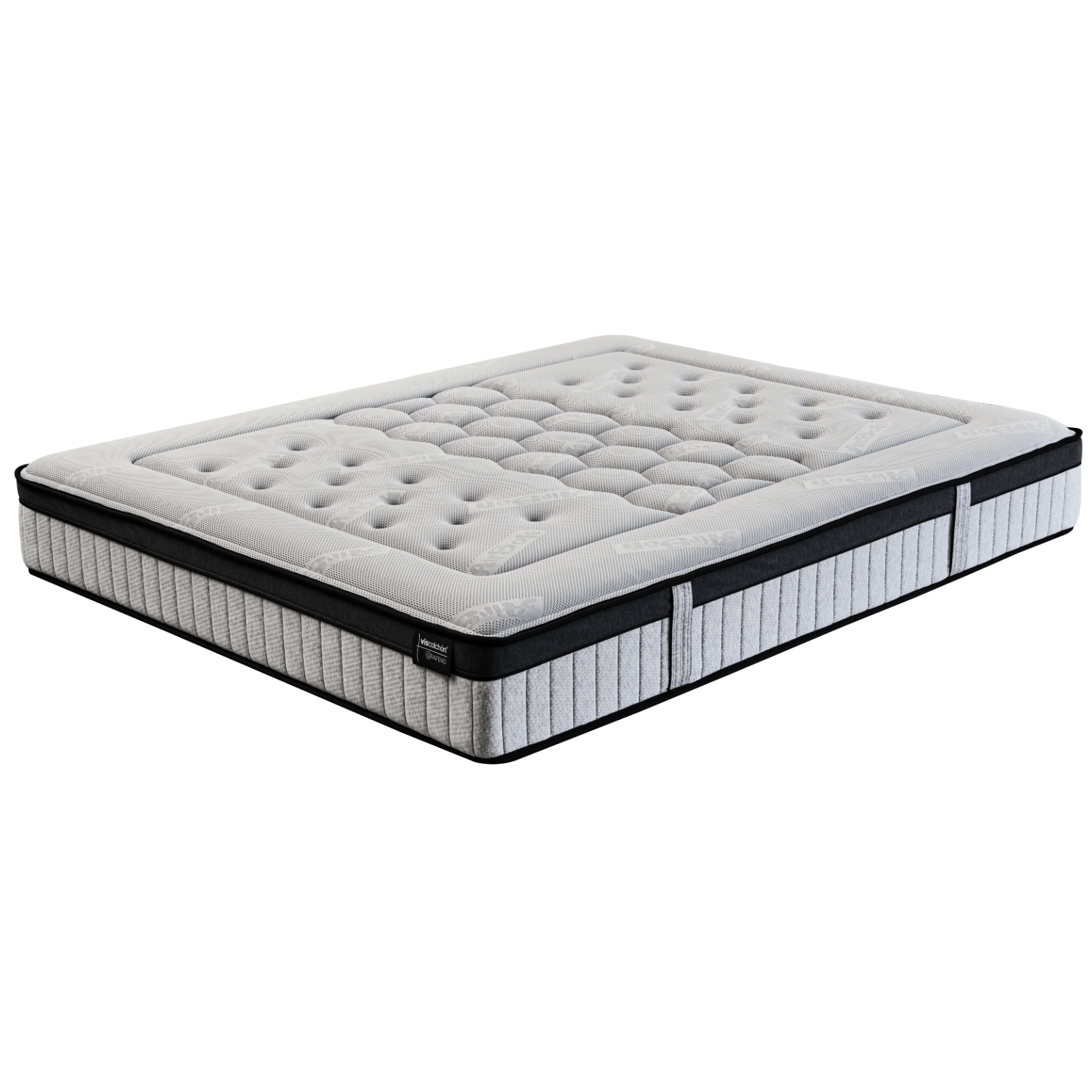 FACTORY COLCHON - Colchón Viscoelástico Viscolchón Grafeno Tejido CarbonGraph Núcleo Cool Graph Transpirable Altura 28cm Firmeza Alta