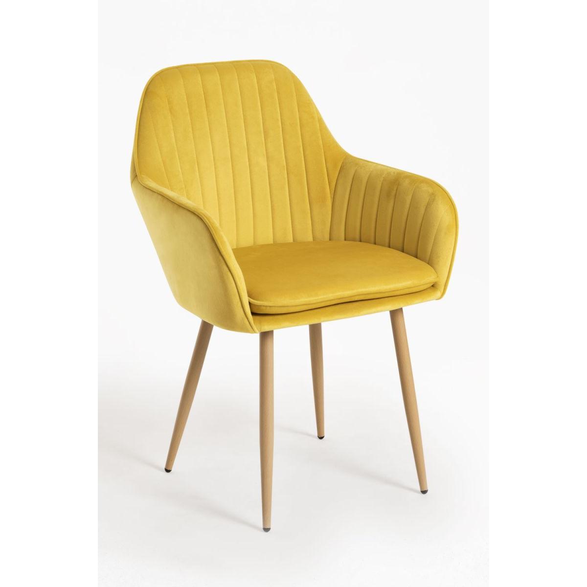 Regalos Miguel - Sillas Comedor - Silla Chic - Amarillo