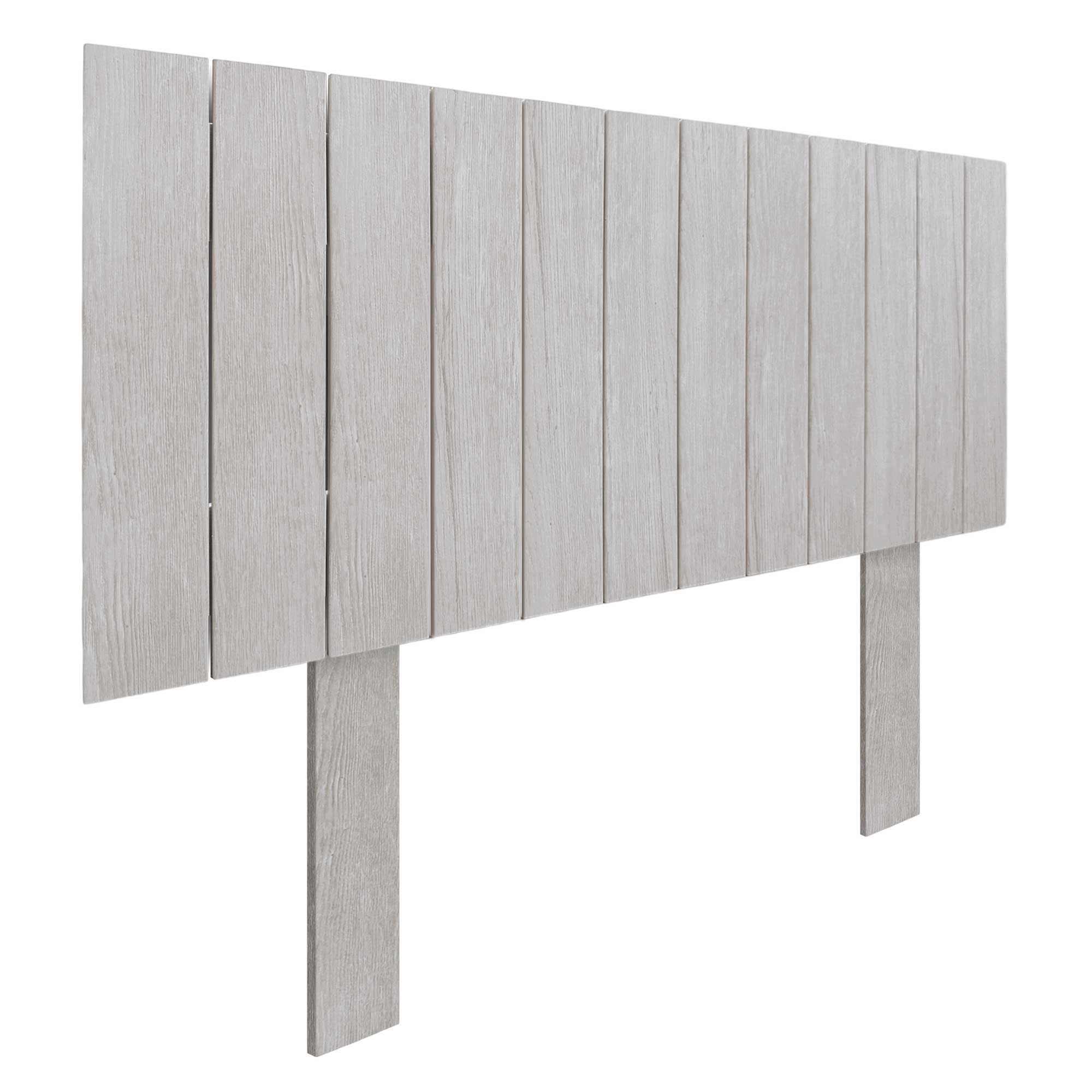 DHOME Cabecero de Madera reciclada DM Estilo Palet Vertical con Patas Cama Palets Herrajes incluidos
