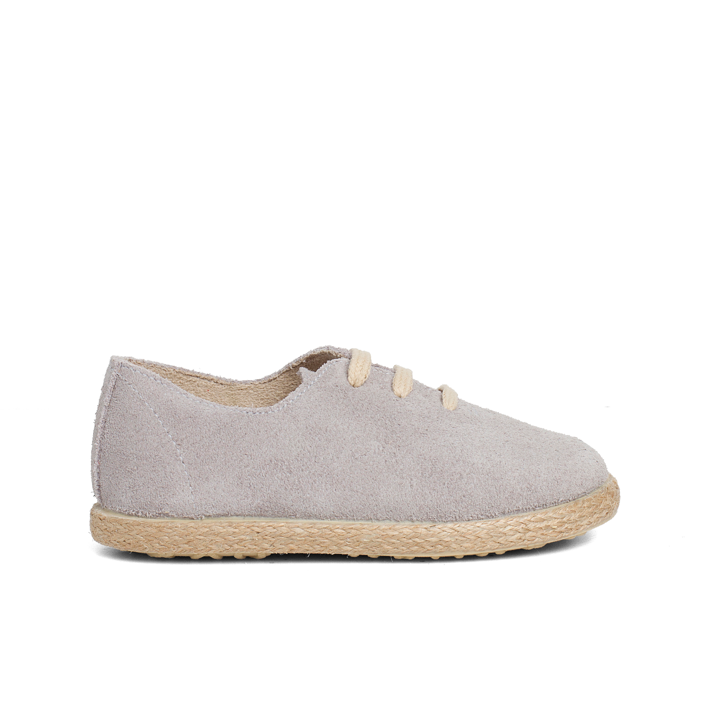 Pisamonas Zapatillas Cordones Serraje Y Yute Niños
