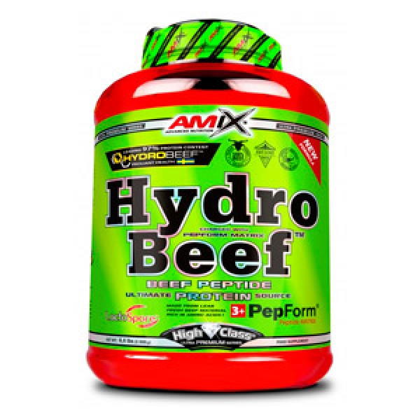 AMIX HydroBeef Peptide Protein - 2 Kg Proteína de Carne Hidrolizada Péptidos Pre-digeridos de Alta Absorción