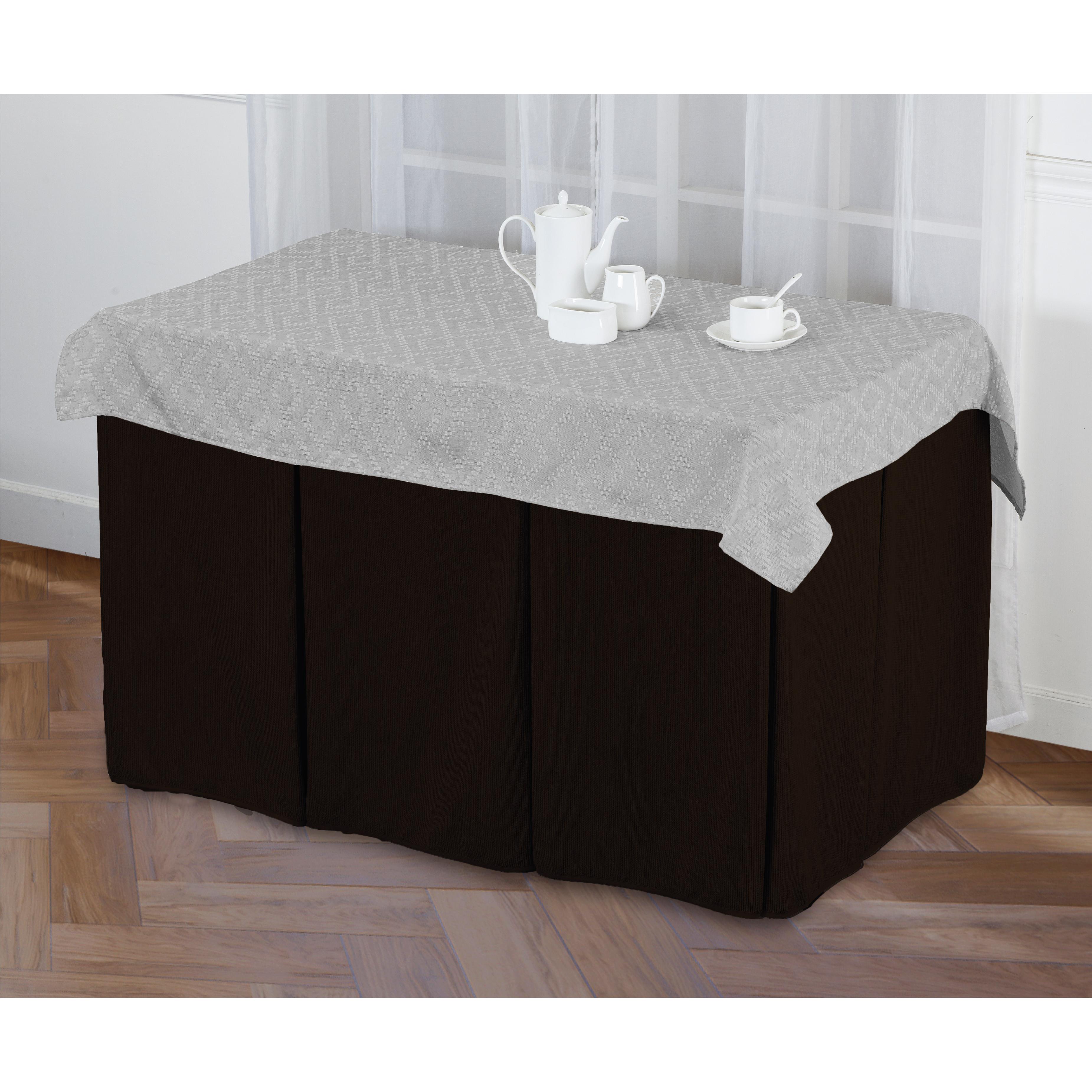 Vivid Torral - Paño Camilla Rectangular Chenilla 8 Fuelles + Tapete Vivid Torral 4 Colores Beige Rosa Gris Marrón