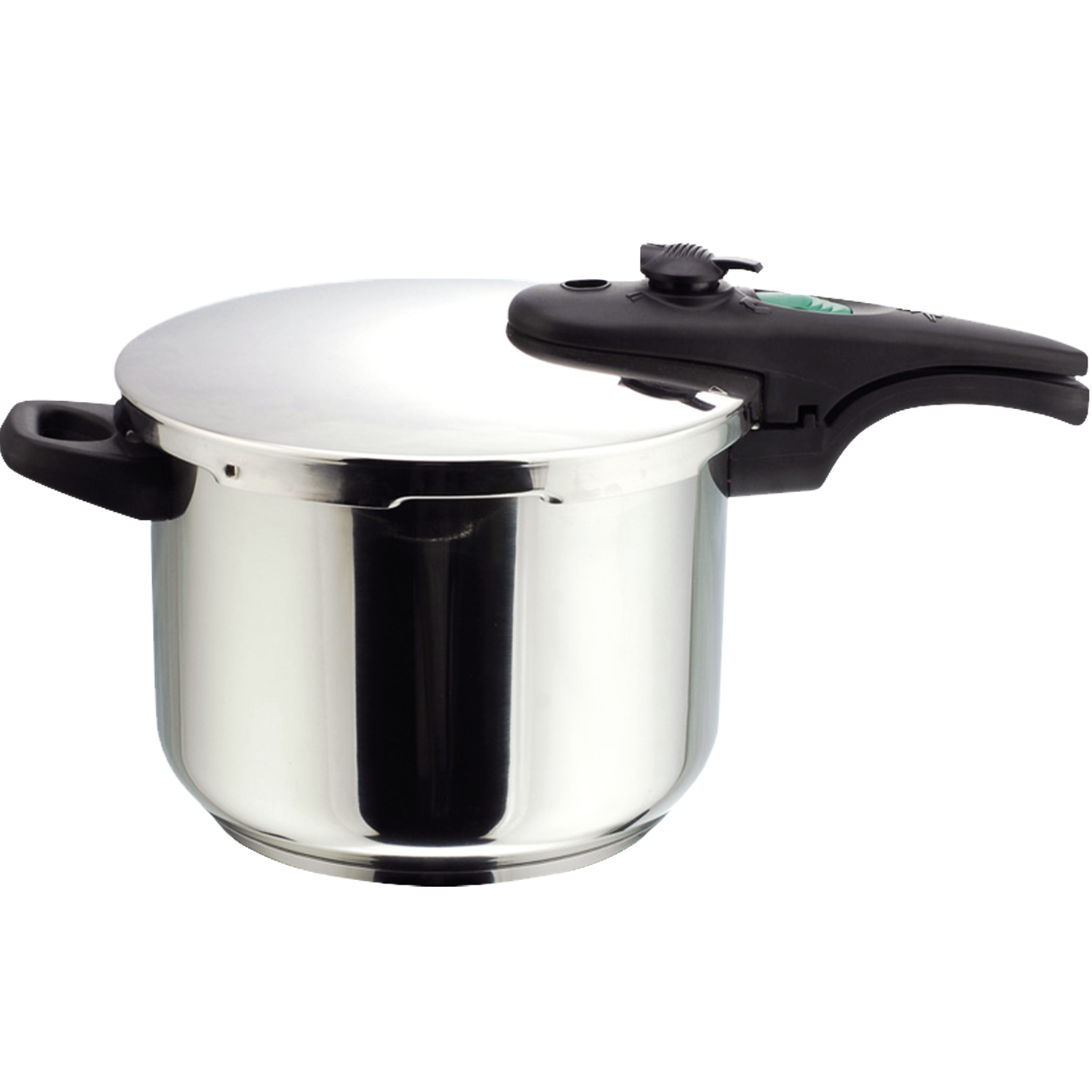 MAGEFESA ATHENAS Olla a Presión Súper Rápida, Fabricada en Acero Inoxidable 18/10, Fondo Termodifusor y Apta con Inducción