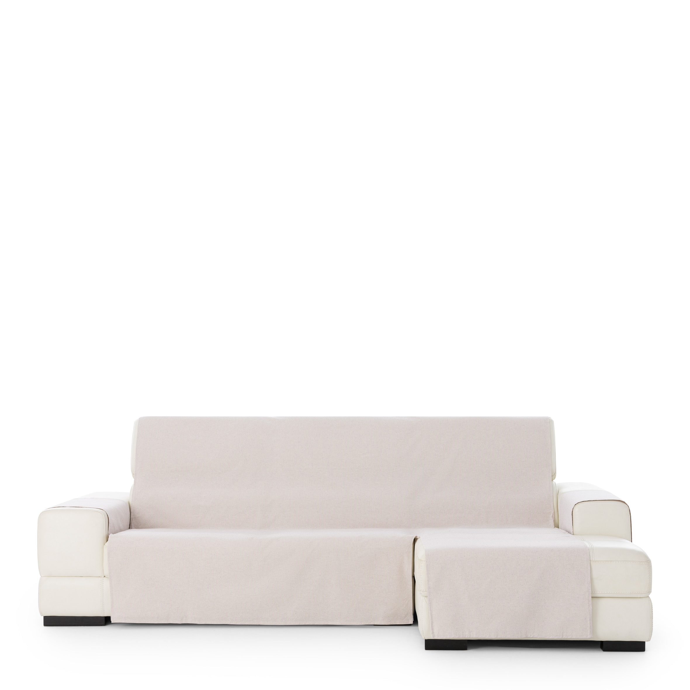 Funda de sofa chaise longue m/3 aqua derecha (Mirando de frente) c/42 extra, Tamaño extra derecha, 170x310x110cm, Fábricada en España