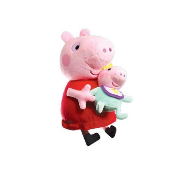 PELUCHE PEPPA PIG CON BEBE 25-CMS.