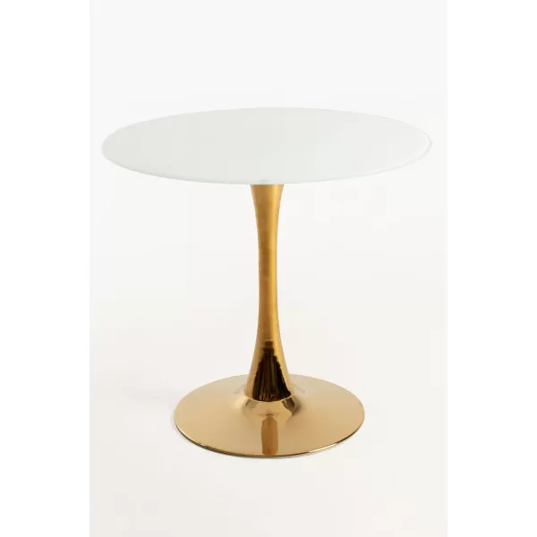 Mesa Kolio Cristal 80 cm Golden