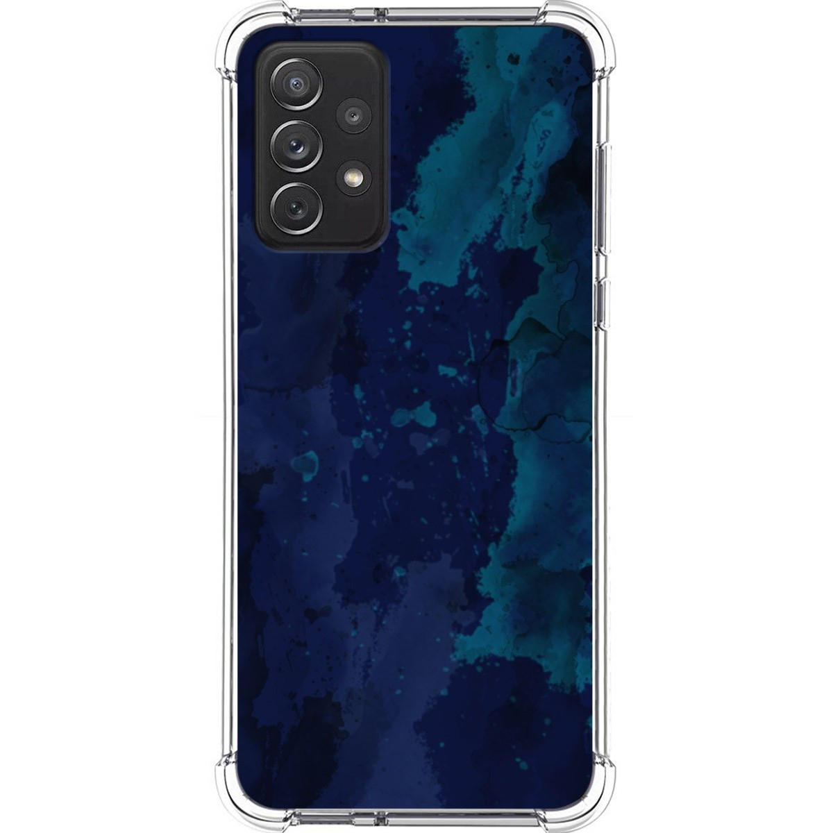 Funda Silicona Antigolpes para Samsung Galaxy A72 diseño Acuarela 13 Dibujos