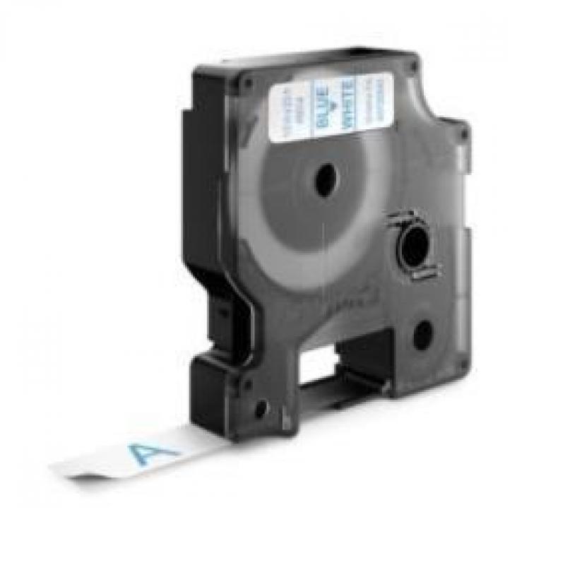 D1 - cintas dymo 12mmx7m azul/blanc