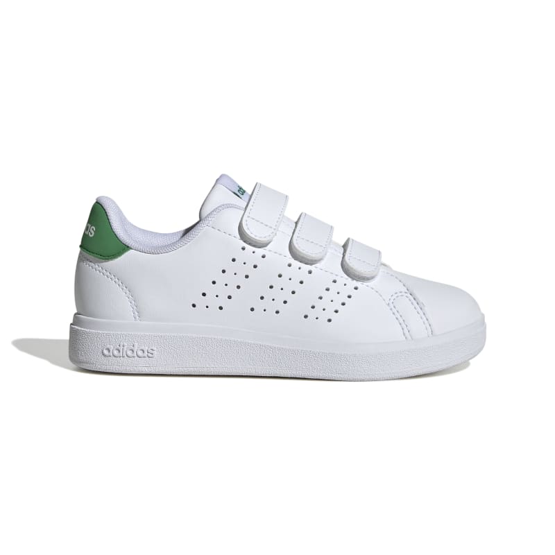 Zapatillas de niño-a ADIDAS ADVANTAGE BASE 2.0 blanca y verde IE9019