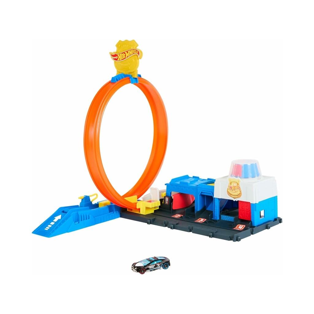 Hot Wheels City Supercomisaría de Policía Circuito para coches Mattel