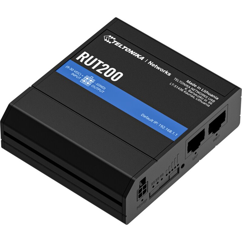 Enrutador Teltonika RUT200 LTE Cat 4