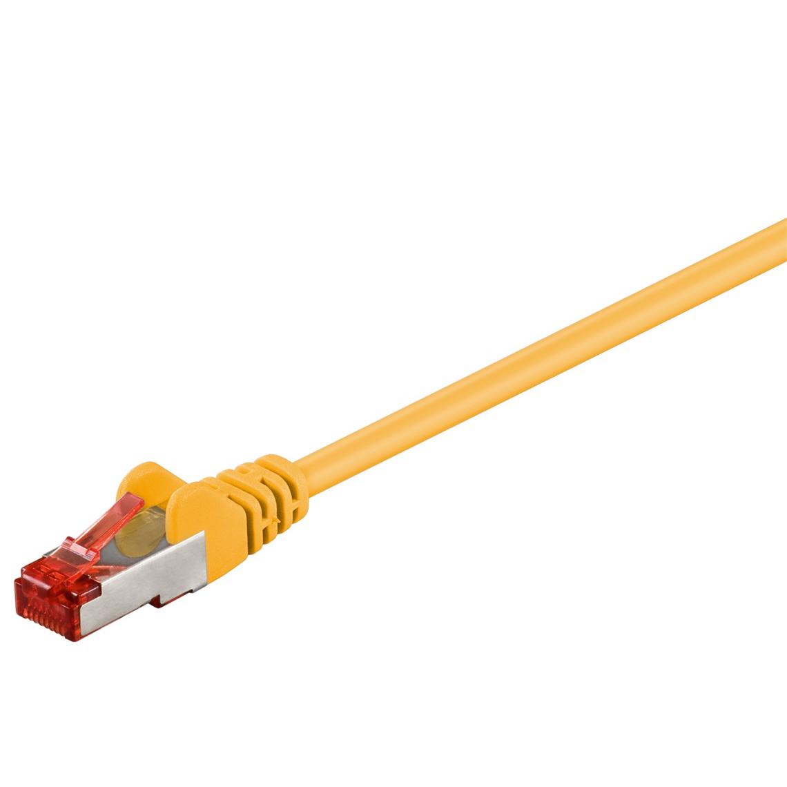 Goobay 95493 cable de red Amarillo 2 m Cat6 S/FTP (S-STP)