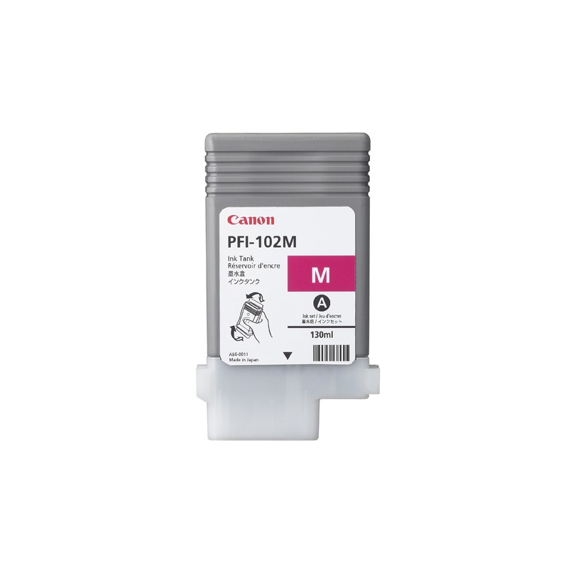 Canon - PFI-102M cartucho de tinta 1 pieza(s) Original Magenta 0897B001