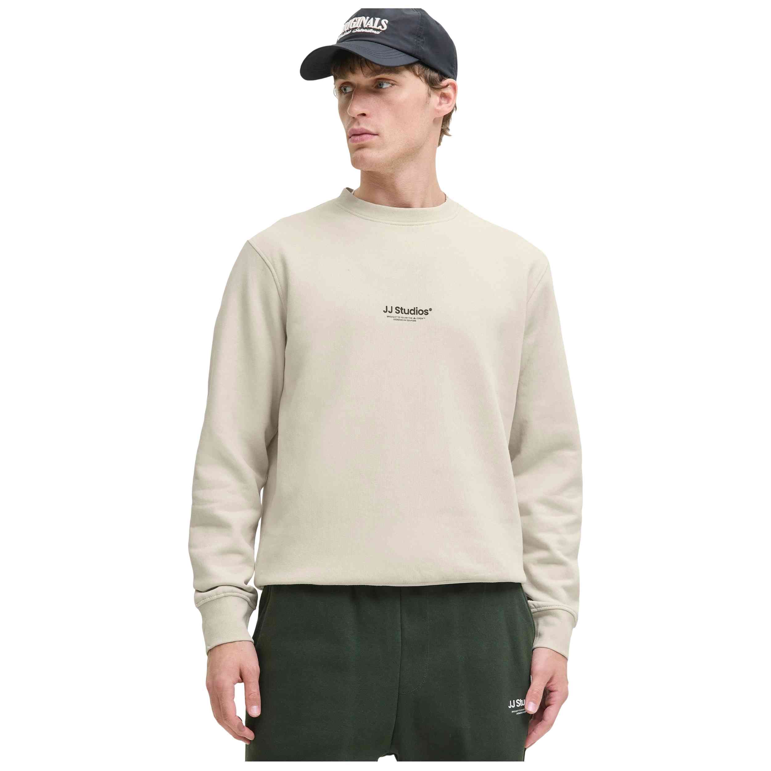 Sudadera Jack & Jones Jjesoho Sweat Crew Neck – Estampada