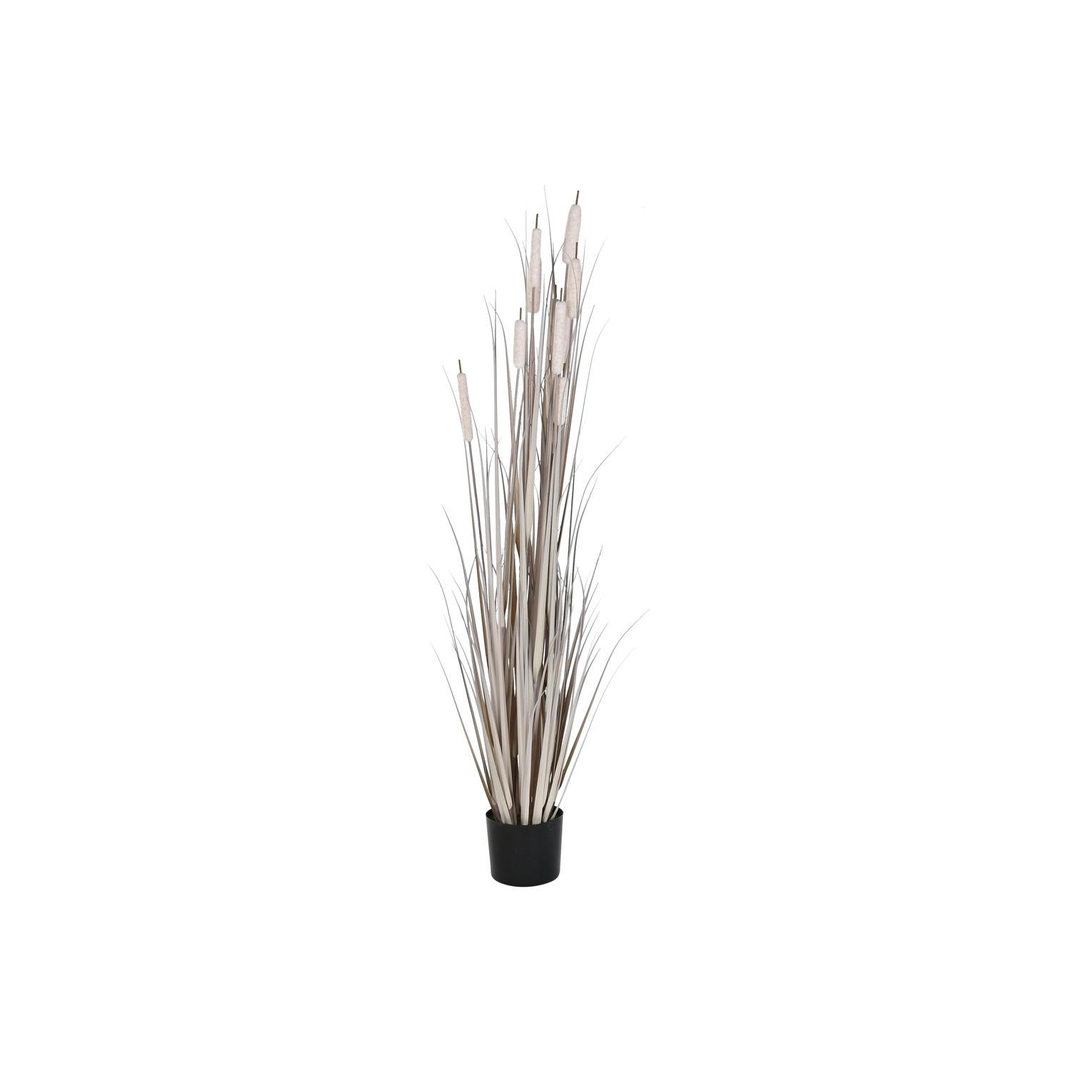 Planta Pvc 45X45X150 Junco Gris Claro El mejor complemento para tu hogar  -Fijalo-