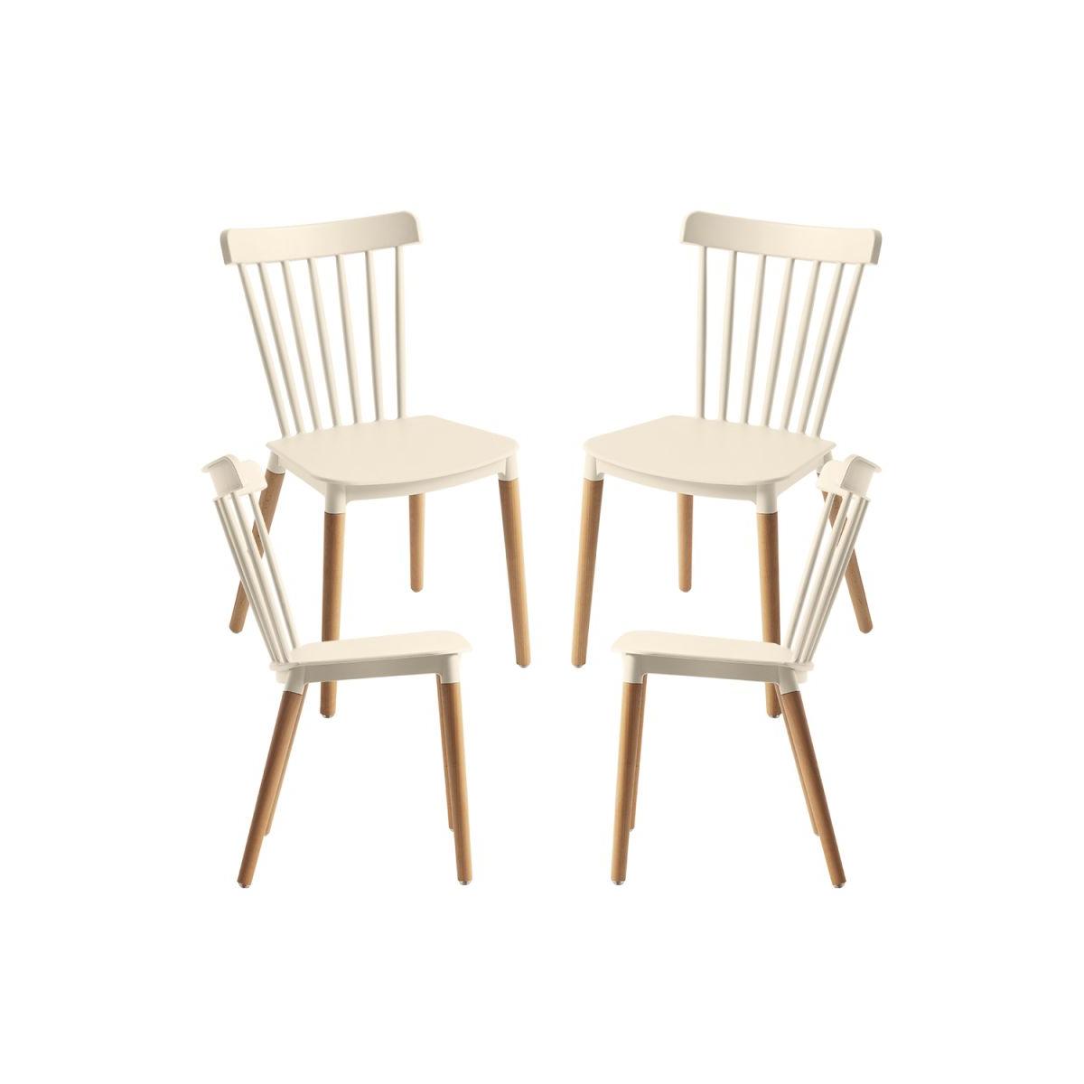 Regalos Miguel - Packs Sillas Comedor - Pack 4 Sillas Leka - Beige