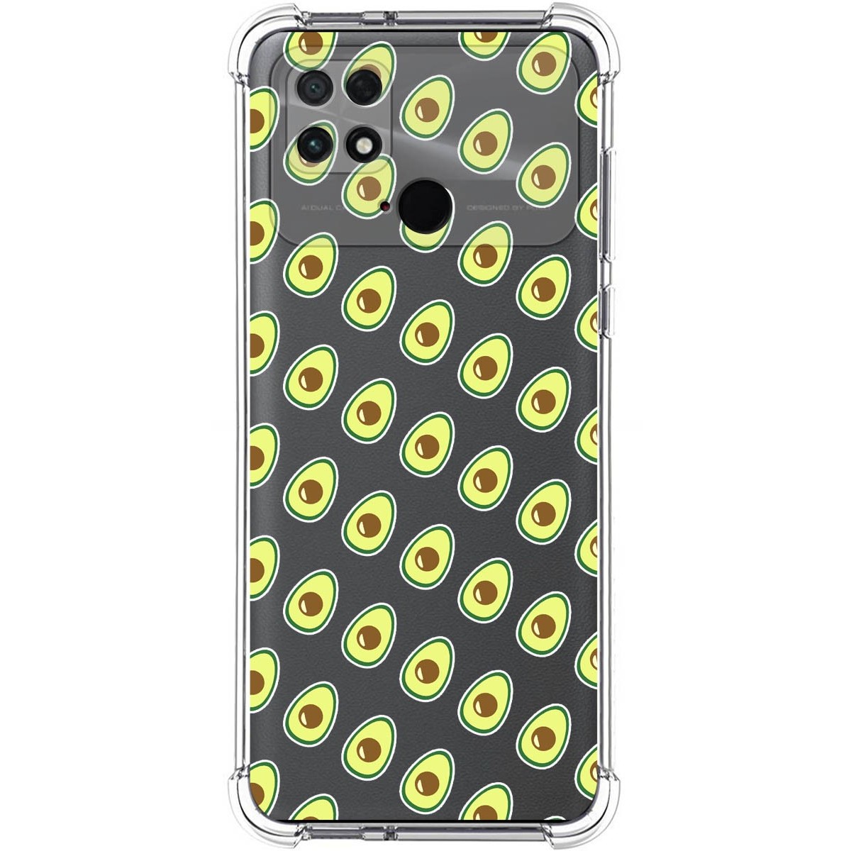 Funda Silicona Antigolpes para Xiaomi POCO C40 diseño Aguacate Dibujos