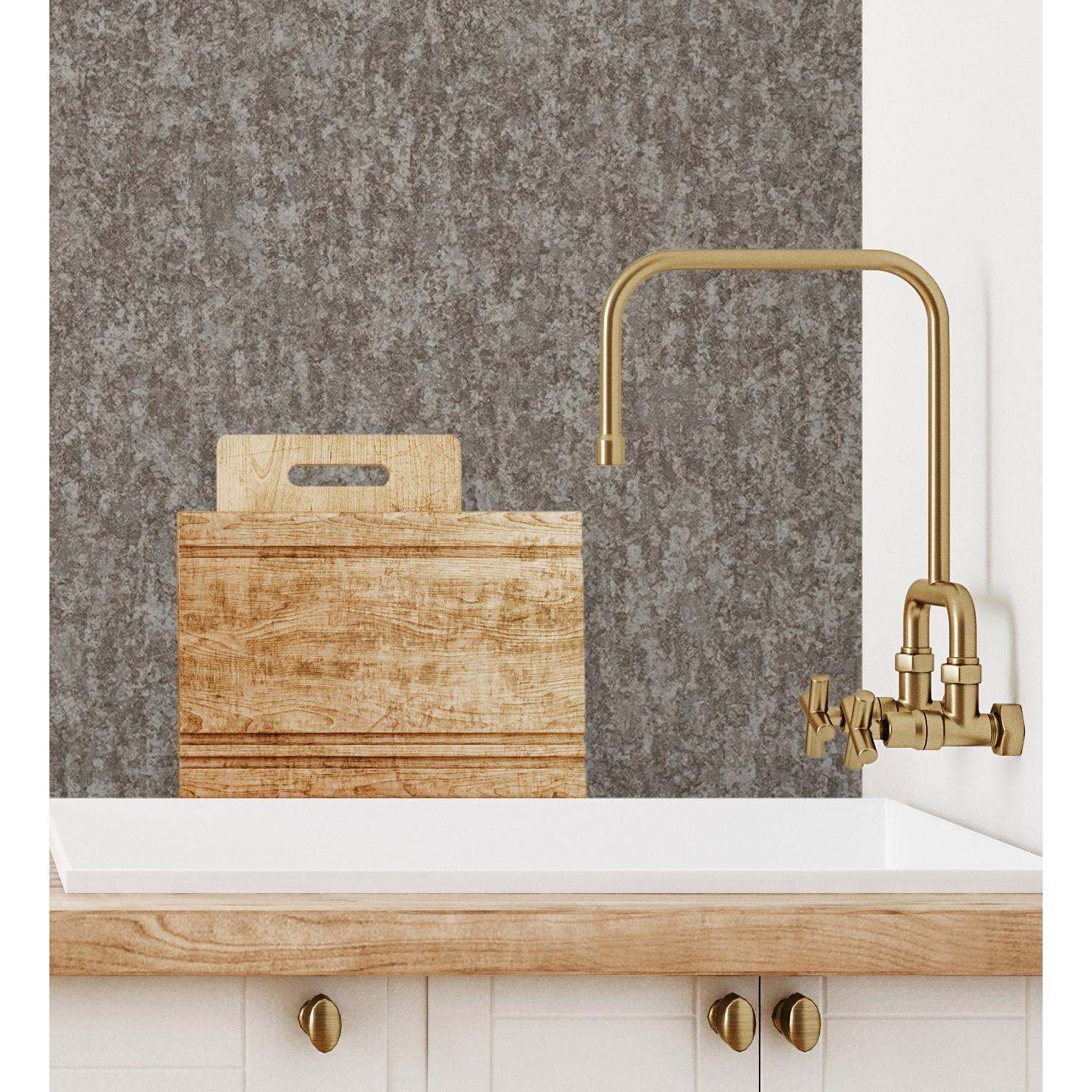 Papel pintado vinílico lavable con textura de piedra estilo industrial en relieve - Allure Texture 681638 de GAULAN - Rollo de 10 m x 1,06 m