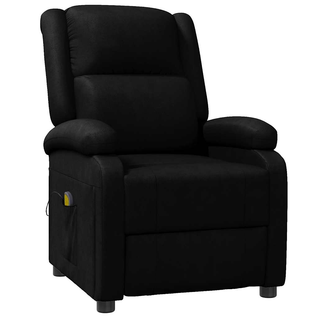 vidaXL Sillón de masaje de cuero sintético Multicolor