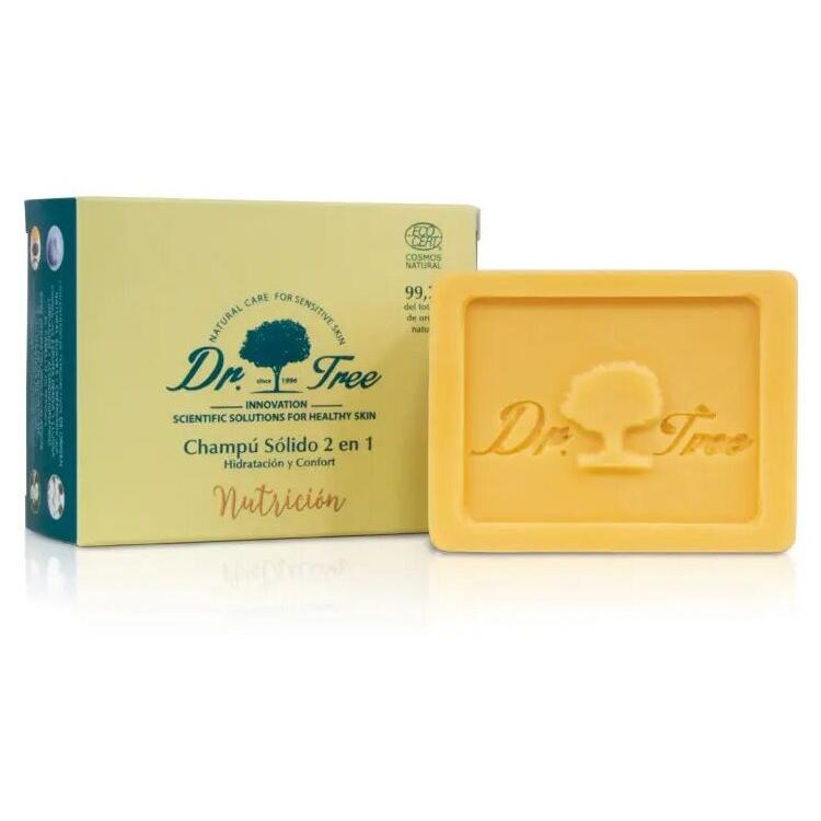 Dr. Tree Champú Sólido 2 en 1 Nutrición 75 gr