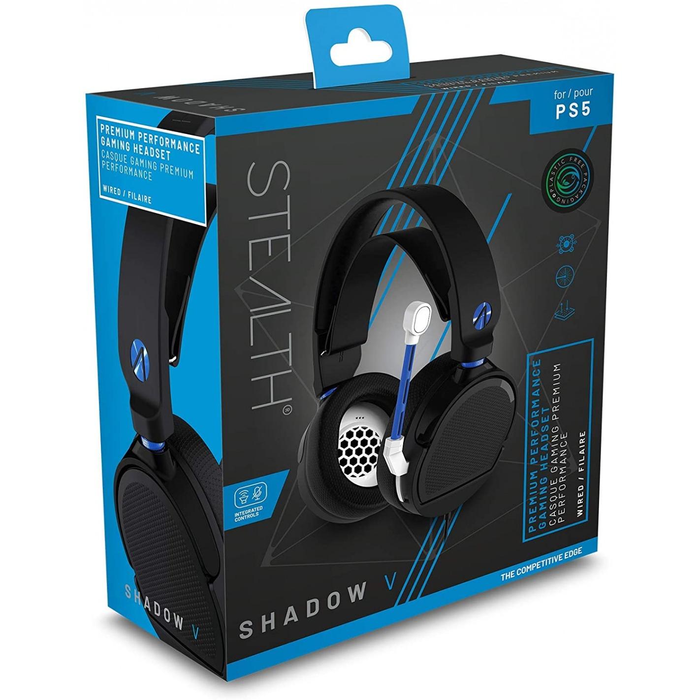 Stereo Gaming Headset SP Shadow V Negro  PS5
