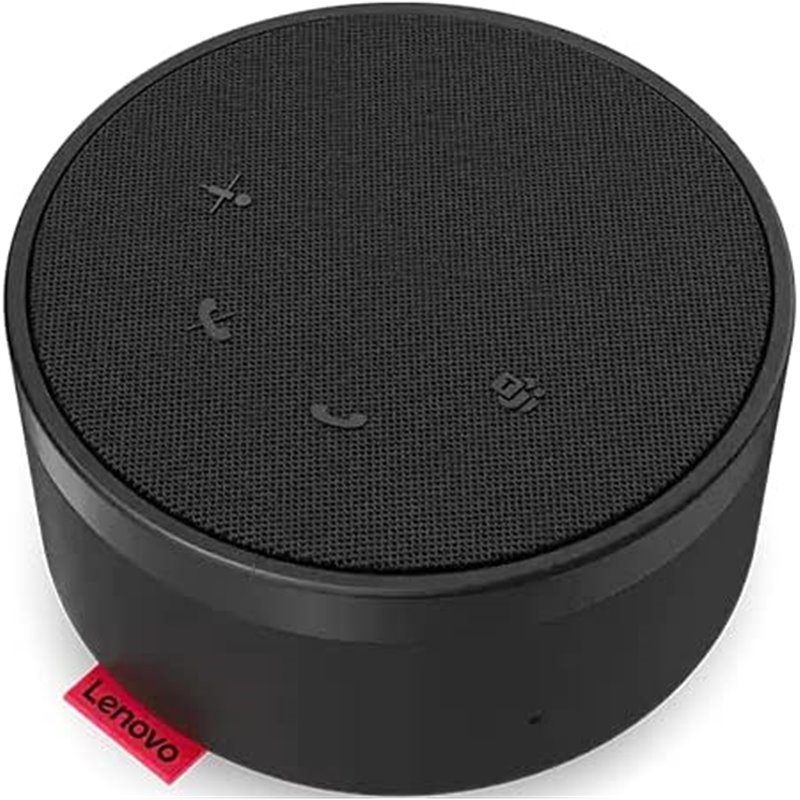 Lenovo Altavoz con cable Go - USB - Micrófono - USB - Escritorio - Thunder Black