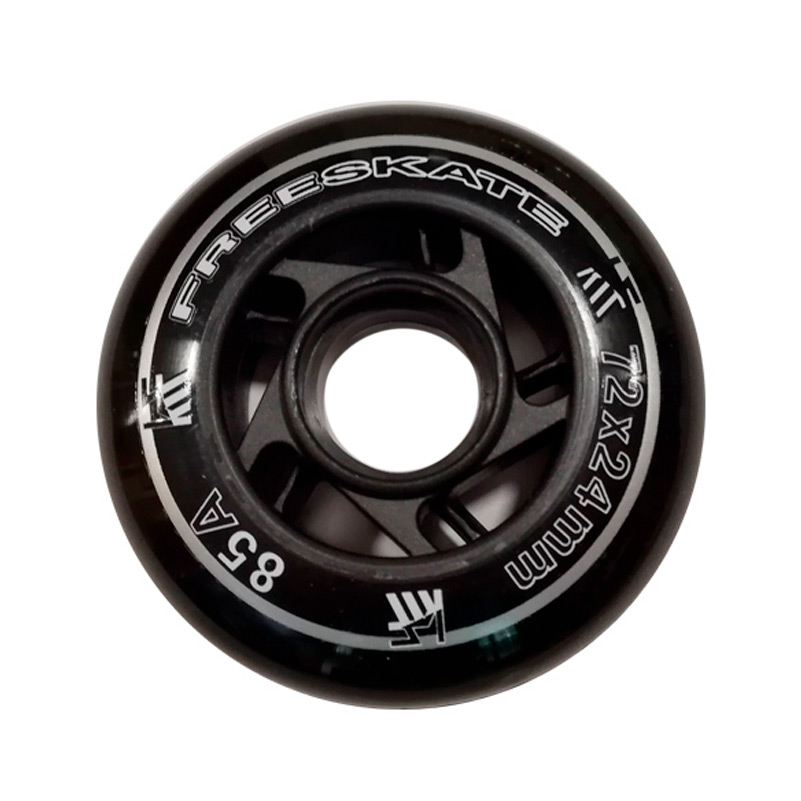 KRF The New Urban Concept Pack de 4 Ruedas para Patín 64mm Negro Dureza 85A