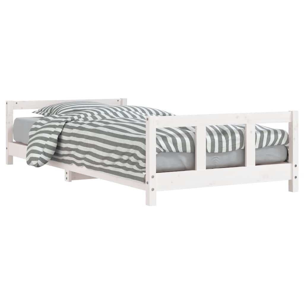 vidaXL Estructura de cama para niños madera de pino 90x190 cm