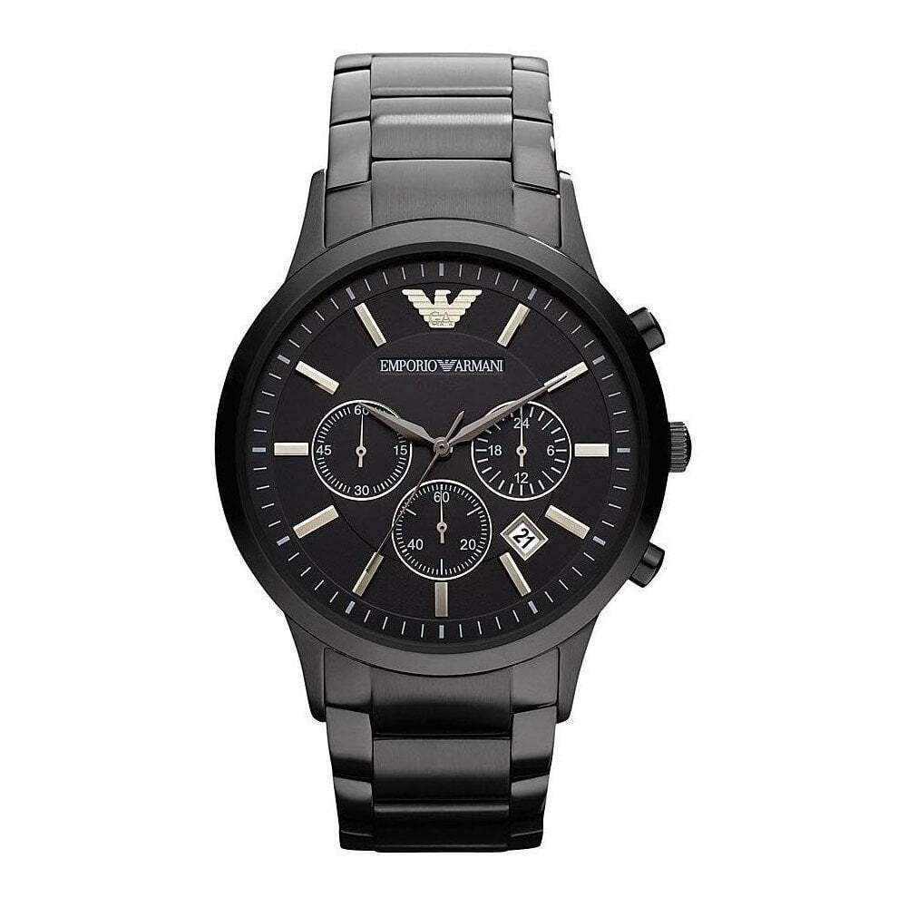 Emporio Armani Reloj hombre AR2453, con calendario, Incluye Caja Original, Diámetro: 43MM