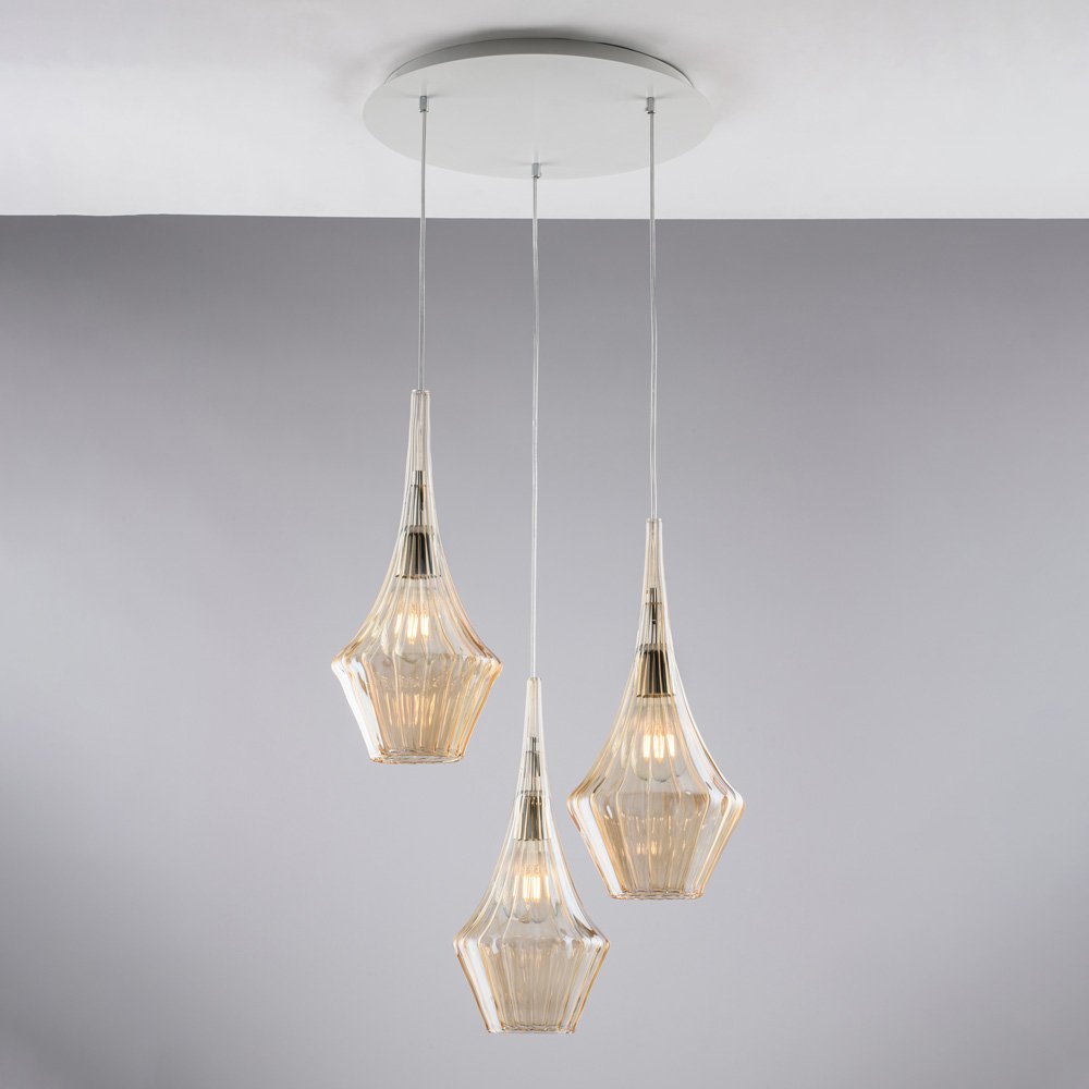 Zeus 3 Luces E27 lámpara moderna