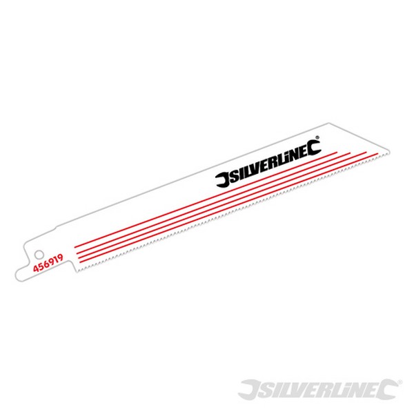 Cuchillas para sierra sable. aleación. 5 pzas (HCS - 18 dpp - 150 mm) Silverline T0S456919