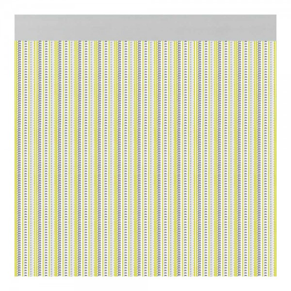 Cortina para puerta modelo "brescia" color amarillo 90x210cm m63166 acudam