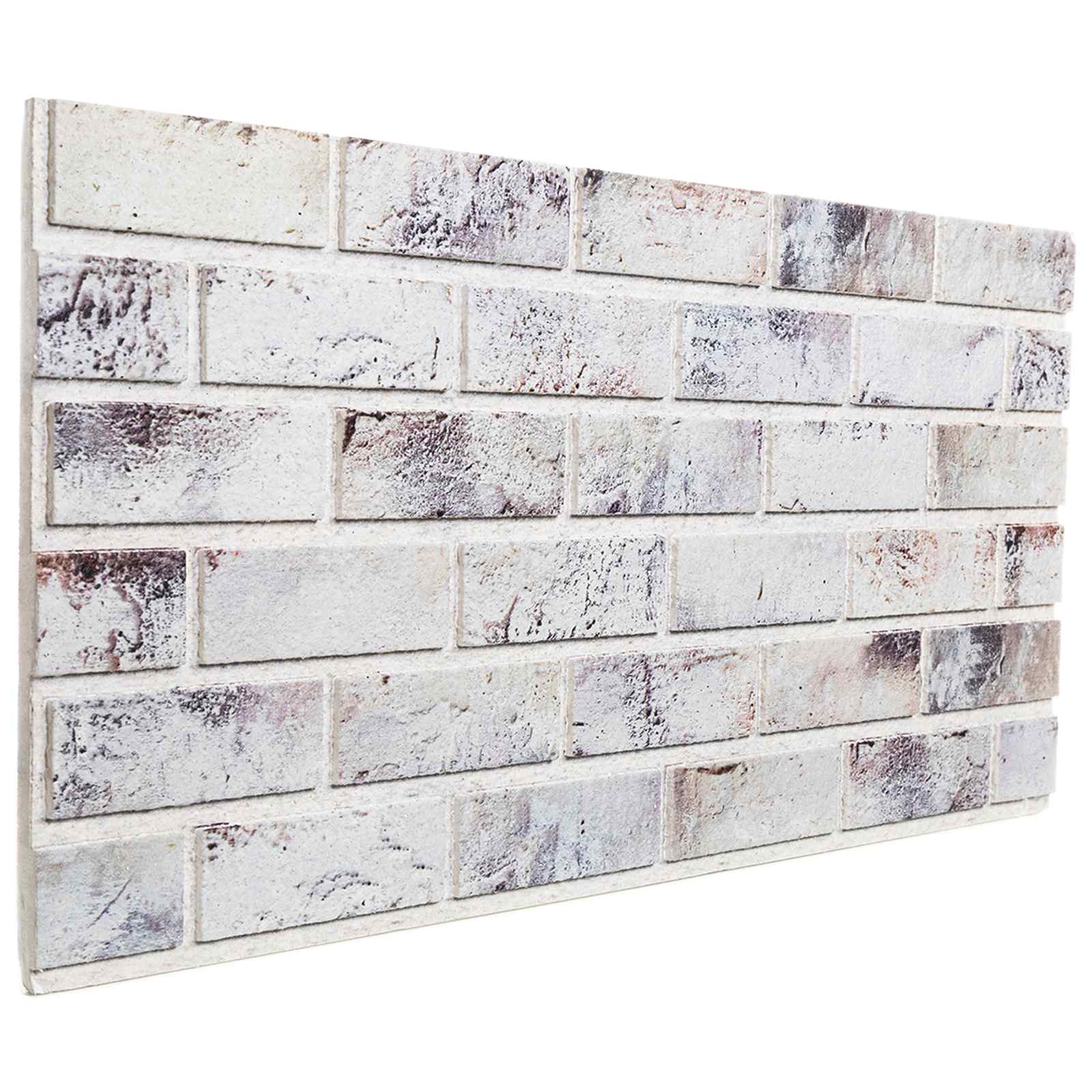 vidaXL Paneles de pared 10 pcs 100 x 50 cm Espuma EPS Multicolor