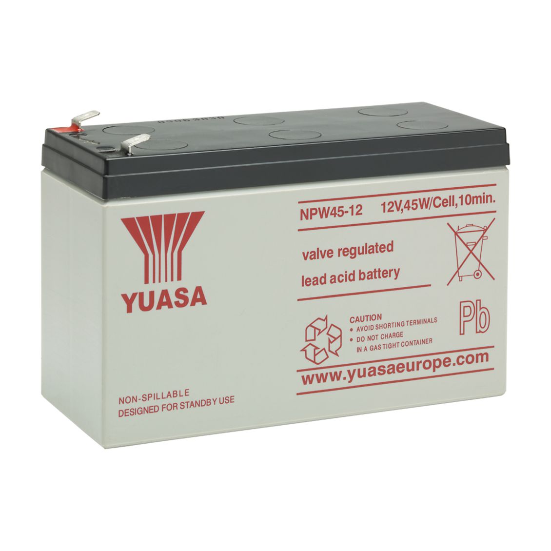 Bateria YUASA NPW45-12     12 Voltios 9 Amp