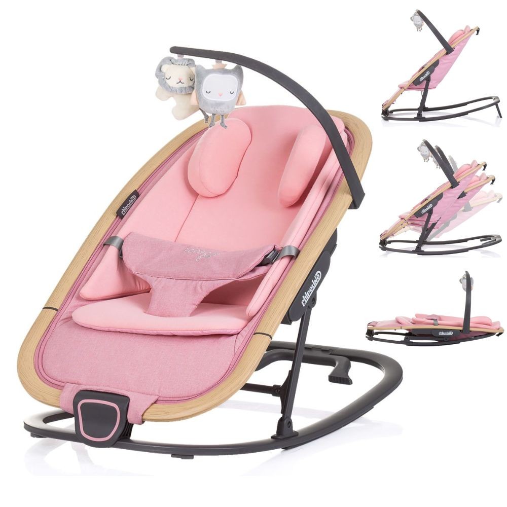 CHIPOLINO Hamaca mecedora de bebé SENSO con juguetes colgantes de Chipolino